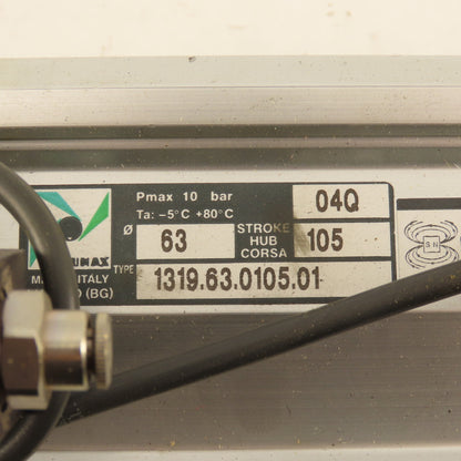 Pneumax 1319.63.0105.01 63mm Bore 105mm Stroke Magnetic Position Air Cylinder
