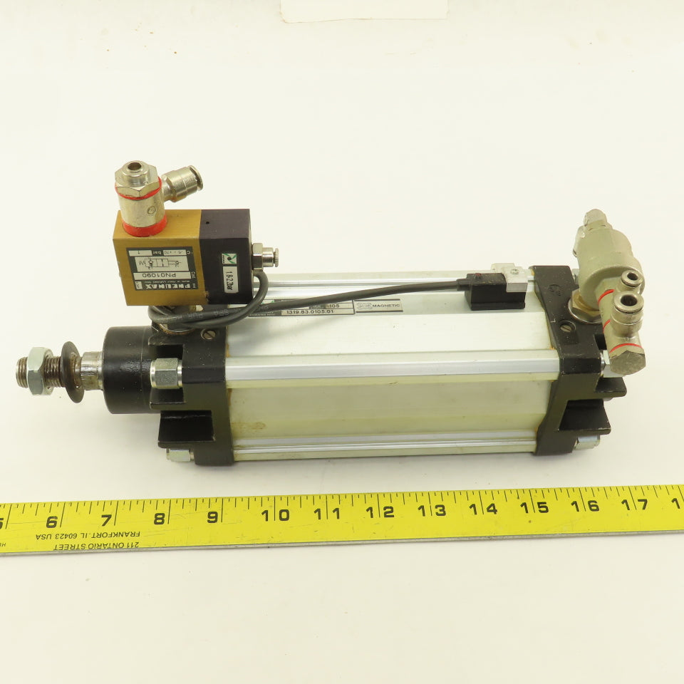 Pneumax 1319.63.0105.01 63mm Bore 105mm Stroke Magnetic Position Air Cylinder