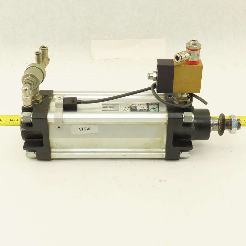 Pneumax 1319.63.0105.01 63mm Bore 105mm Stroke Magnetic Position Air Cylinder