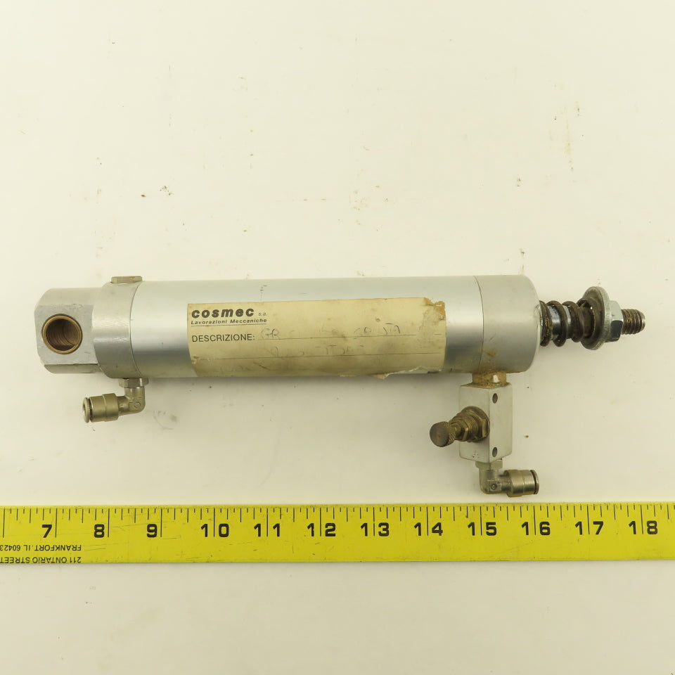 Diottalevi 9038016 40mm Bore 100mm Stroke Double Acting Air Cylinder