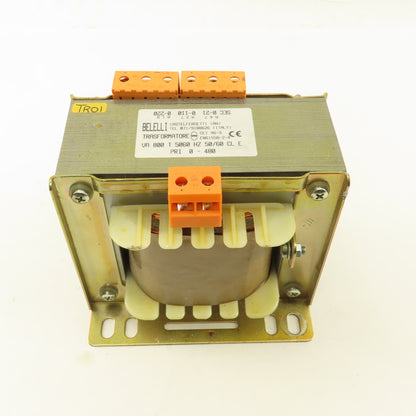 Belelli 800VA 50/60Hz 0-480V Pri 0-21-110/220V Sec. Transformer