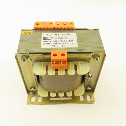 Belelli 800VA 50/60Hz 0-480V Pri 0-21-110/220V Sec. Transformer
