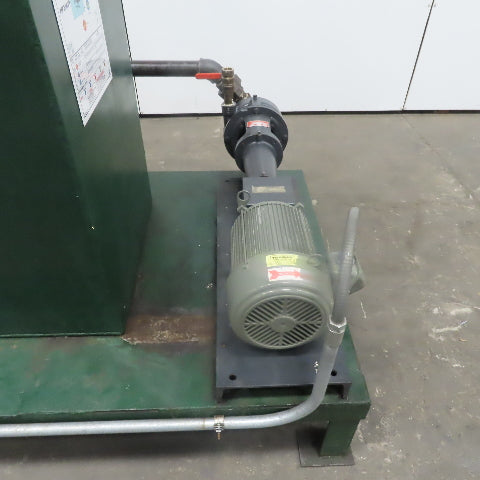 Tramco 1-1/4x1x7LA AI Horizontal Centrifugal Oil Pump W/90 Gal Tank 208-230/460V