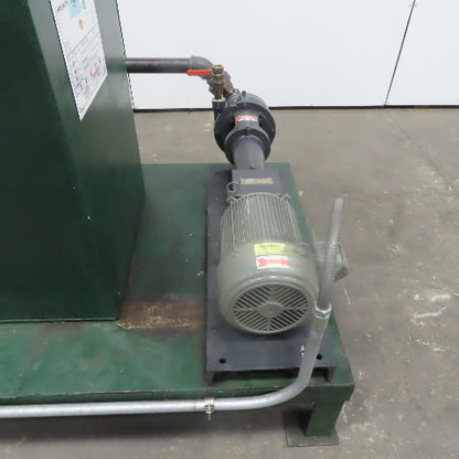 Tramco 1-1/4x1x7LA AI Horizontal Centrifugal Oil Pump W/90 Gal Tank 208-230/460V