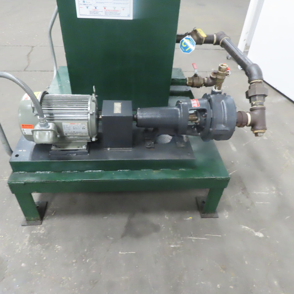 Tramco 1-1/4x1x7LA AI Horizontal Centrifugal Oil Pump W/90 Gal Tank 208-230/460V