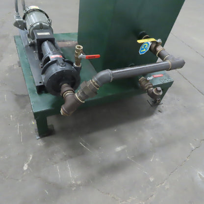 Tramco 1-1/4x1x7LA AI Horizontal Centrifugal Oil Pump W/90 Gal Tank 208-230/460V