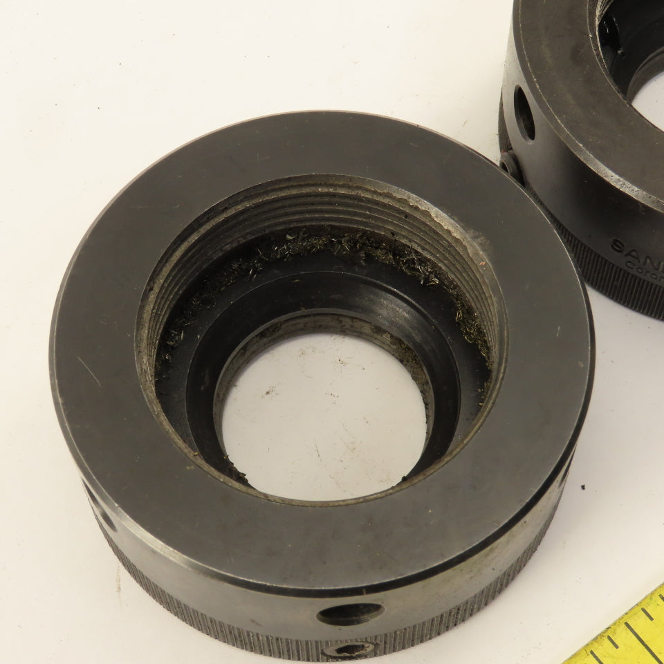 Sandvik A393.22-100 Cat 40 Tool Holder Collet Chuck Nut Lot Of 2