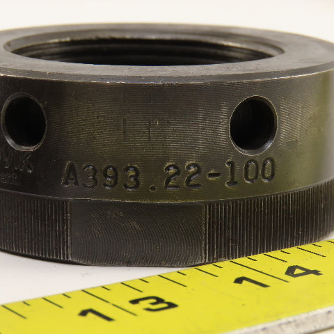 Sandvik A393.22-100 Cat 40 Tool Holder Collet Chuck Nut Lot Of 2