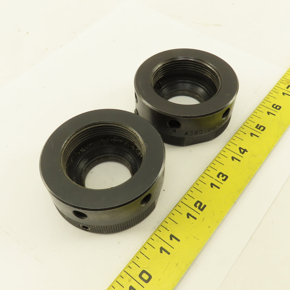 Sandvik A393.22-100 Cat 40 Tool Holder Collet Chuck Nut Lot Of 2