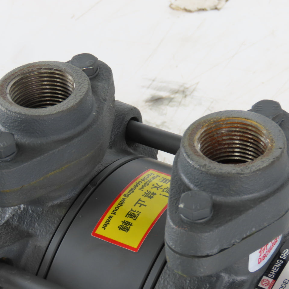 Sheng Shih DW-2/G-R3 2Hp 240/480V 3440RPM 1" NPT 8L/Min Single Stage Vacuum Pump