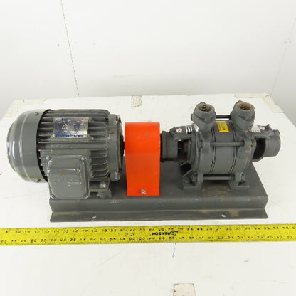 Sheng Shih DW-2/G-R3 2Hp 240/480V 3440RPM 1" NPT 8L/Min Single Stage Vacuum Pump