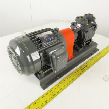 Sheng Shih DW-2/G-R3 2Hp 240/480V 3440RPM 1" NPT 8L/Min Single Stage Vacuum Pump