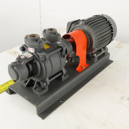 Sheng Shih DW-2/G-R3 2Hp 240/480V 3440RPM 1" NPT 8L/Min Single Stage Vacuum Pump