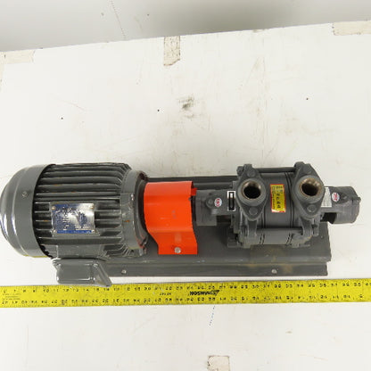 Sheng Shih DW-2/G-R3 2Hp 240/480V 3440RPM 1" NPT 8L/Min Single Stage Vacuum Pump