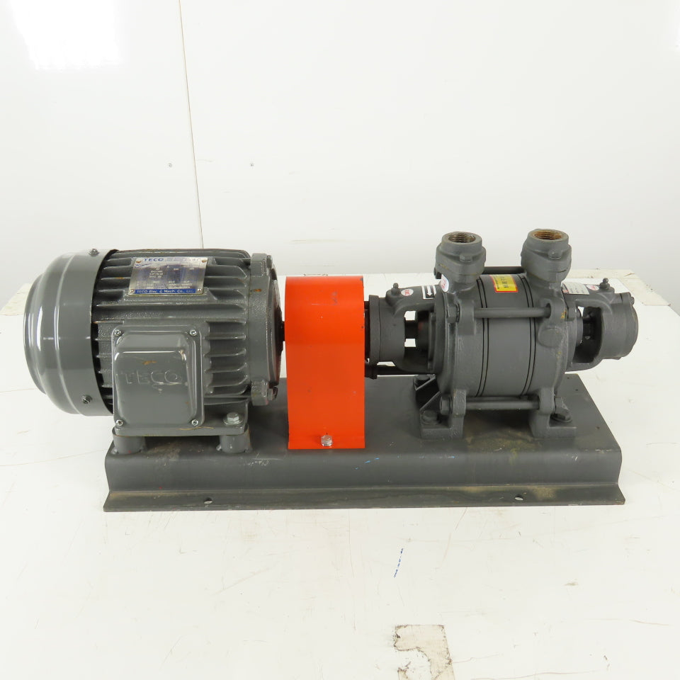 Sheng Shih DW-2/G-R3 2Hp 240/480V 3440RPM 1" NPT 8L/Min Single Stage Vacuum Pump