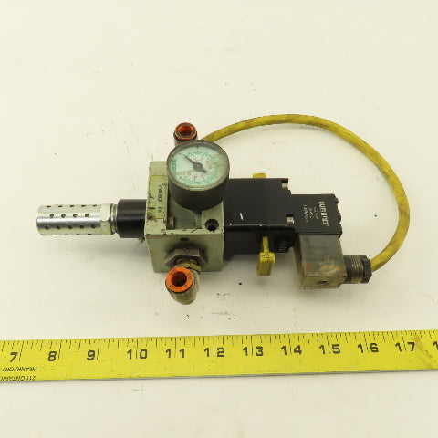 Numatics S22EG04BGKLM 1/2" NPT Quick Exhaust Solenoid Valve