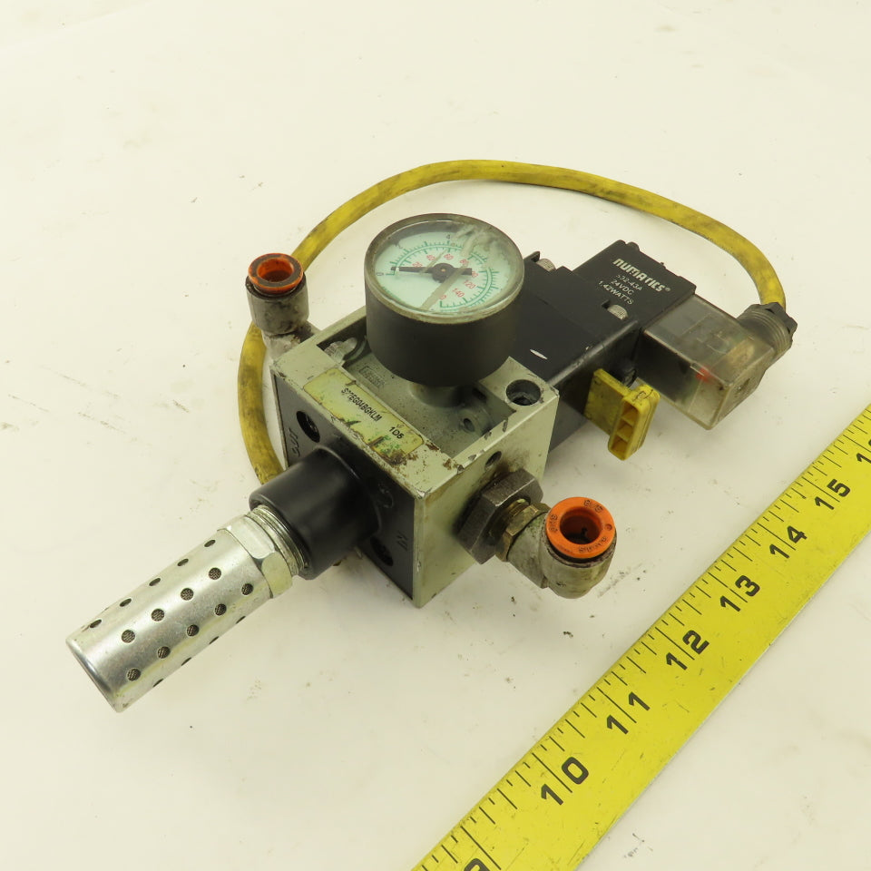 Numatics S22EG04BGKLM 1/2" NPT Quick Exhaust Solenoid Valve