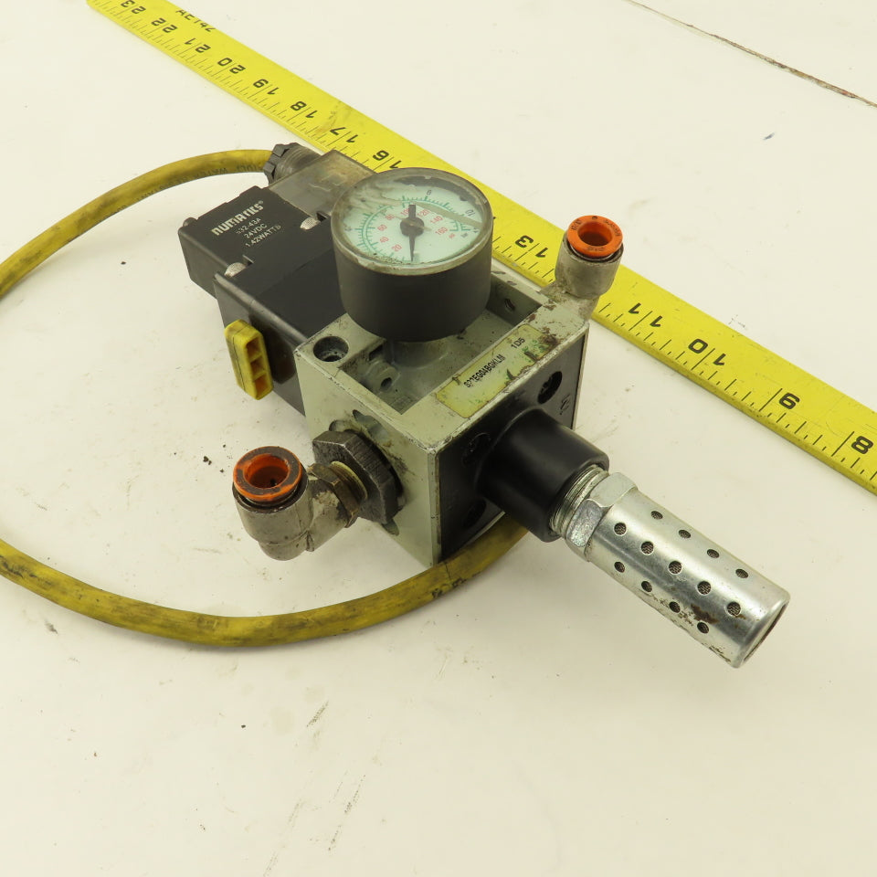 Numatics S22EG04BGKLM 1/2" NPT Quick Exhaust Solenoid Valve