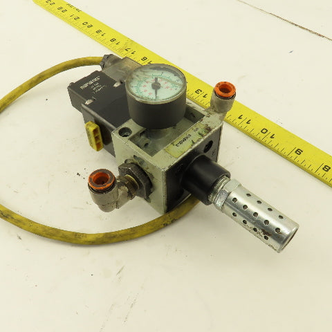 Numatics S22EG04BGKLM 1/2" NPT Quick Exhaust Solenoid Valve
