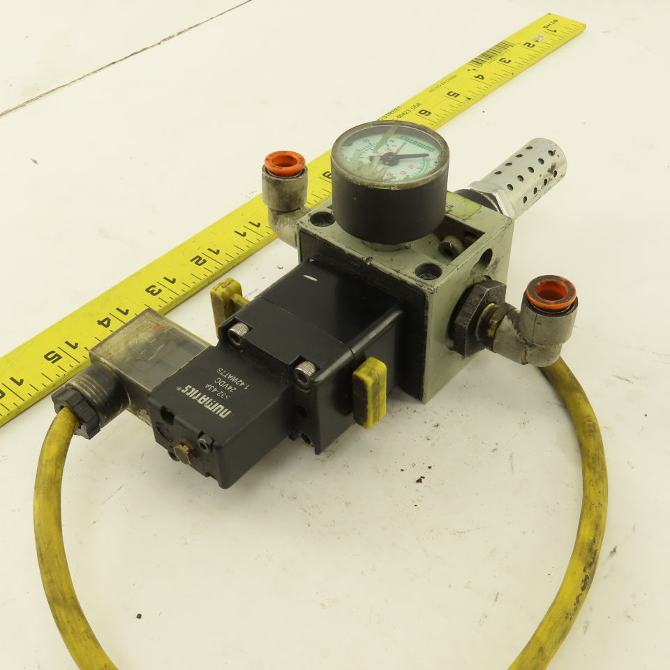 Numatics S22EG04BGKLM 1/2" NPT Quick Exhaust Solenoid Valve