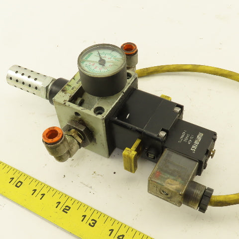 Numatics S22EG04BGKLM 1/2" NPT Quick Exhaust Solenoid Valve