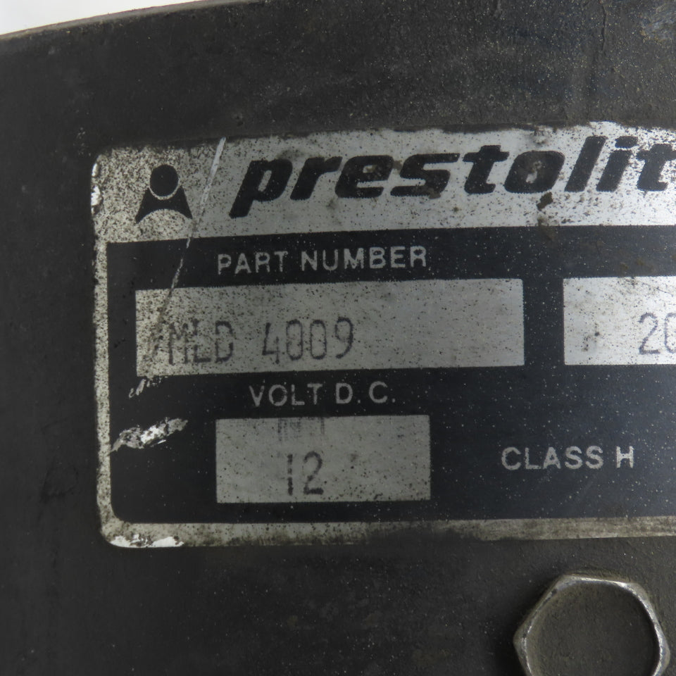 Prestolite MLD 4009 Electric Motor 12VDC Class H  Parts or Repair