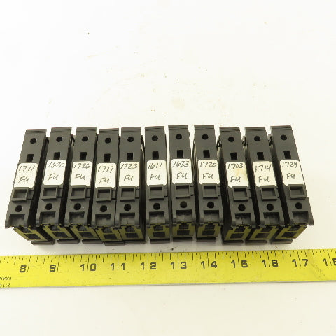Allen Bradley 1492-WFB10 Single Pole Fuse Terminal Block Lot Of 11