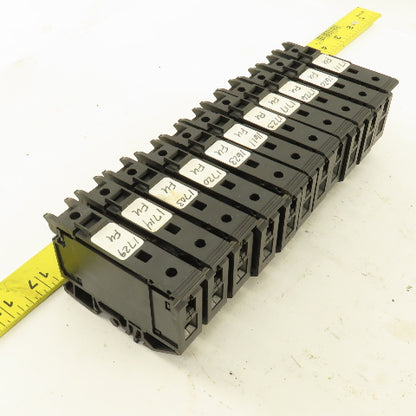 Allen Bradley 1492-WFB10 Single Pole Fuse Terminal Block Lot Of 11