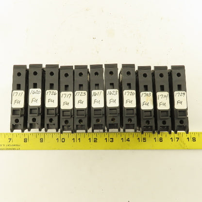 Allen Bradley 1492-WFB10 Single Pole Fuse Terminal Block Lot Of 11
