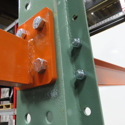 Cantilever Rack 2-Sided 12' Tall 48" Bracing Bolt Together 48" 1600Lb Cap Arms - Add-On NEW