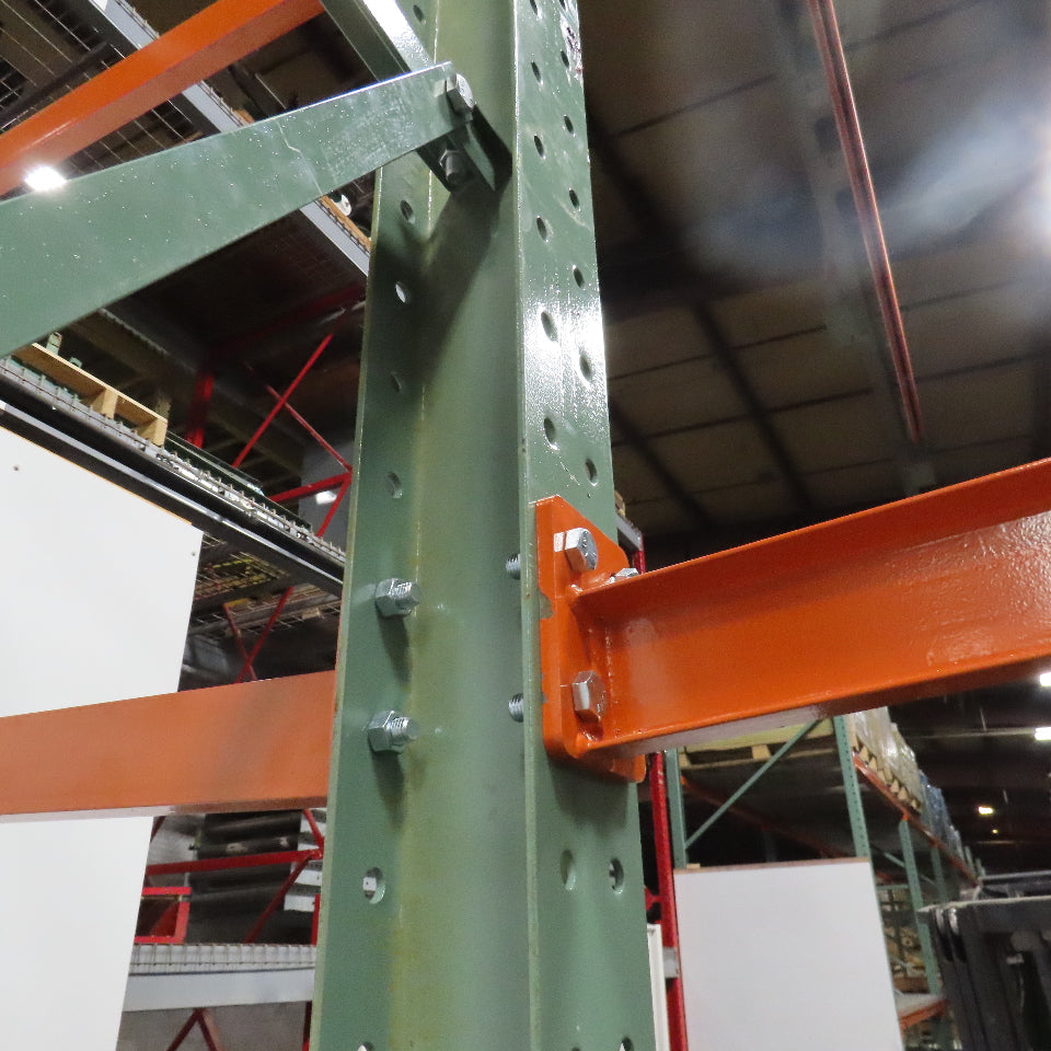 Cantilever Rack 2-Sided 12' Tall 72" Bracing Bolt Together 48" 1600Lb Cap Arms - Starter NEW