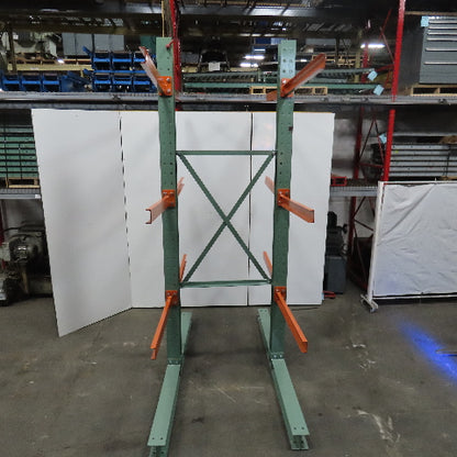 Cantilever Rack 2-Sided 12' Tall 72" Bracing Bolt Together 48" 1600Lb Cap Arms - Starter NEW