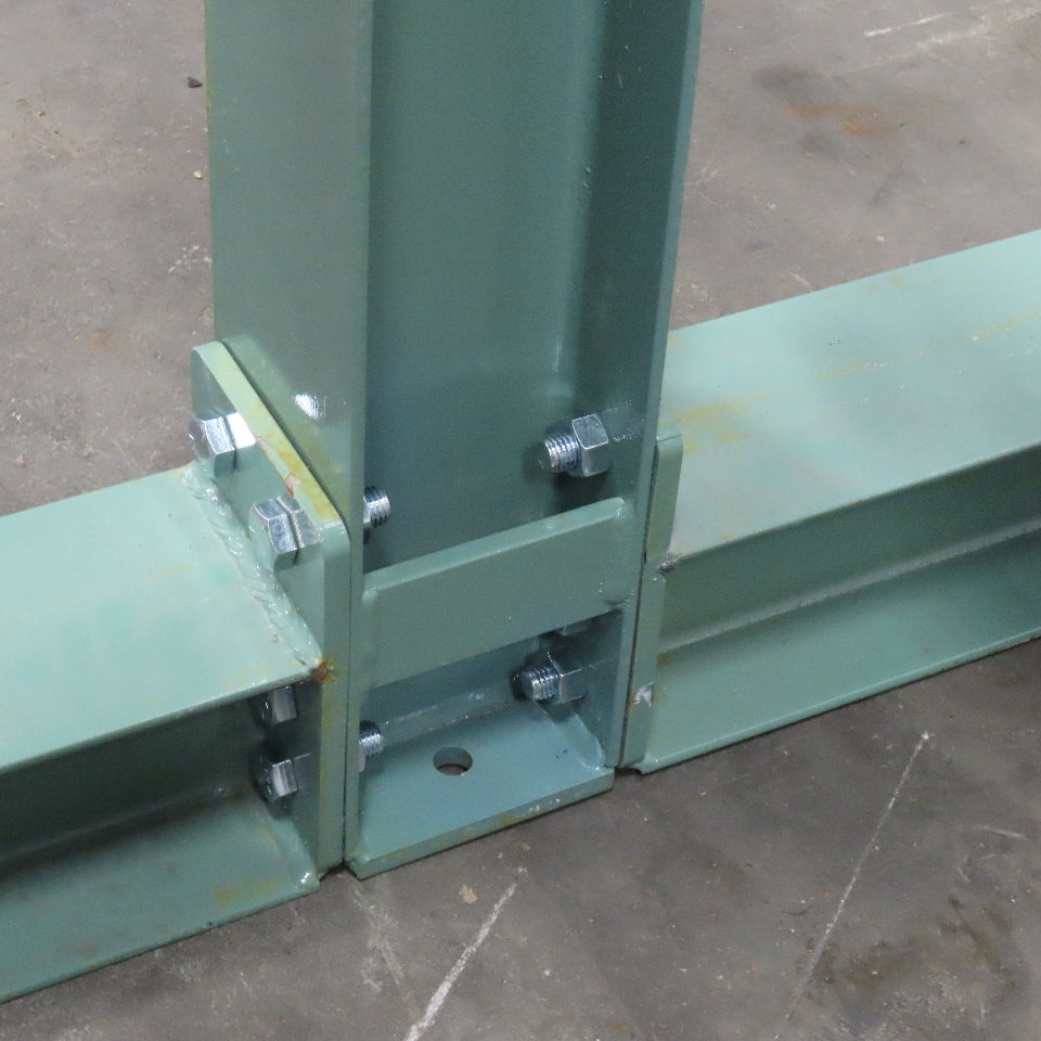 Cantilever Rack 2-Sided 12' Tall 72" Bracing Bolt Together 48" 1600Lb Cap Arms - Add-On NEW