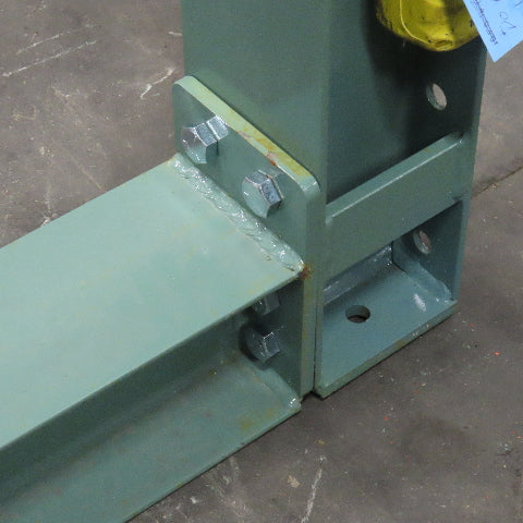 Cantilever Rack 1-Sided 12' Tall 72" Bracing Bolt Together 48" 1600Lb Cap Arms - Starter NEW