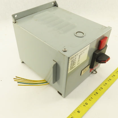 Daykin MDGBT-13 750VA 480V Pri 120V Sec 1Ph Transformer Disconnect