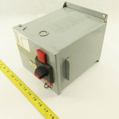 Daykin MDGBT-13 750VA 480V Pri 120V Sec 1Ph Transformer Disconnect