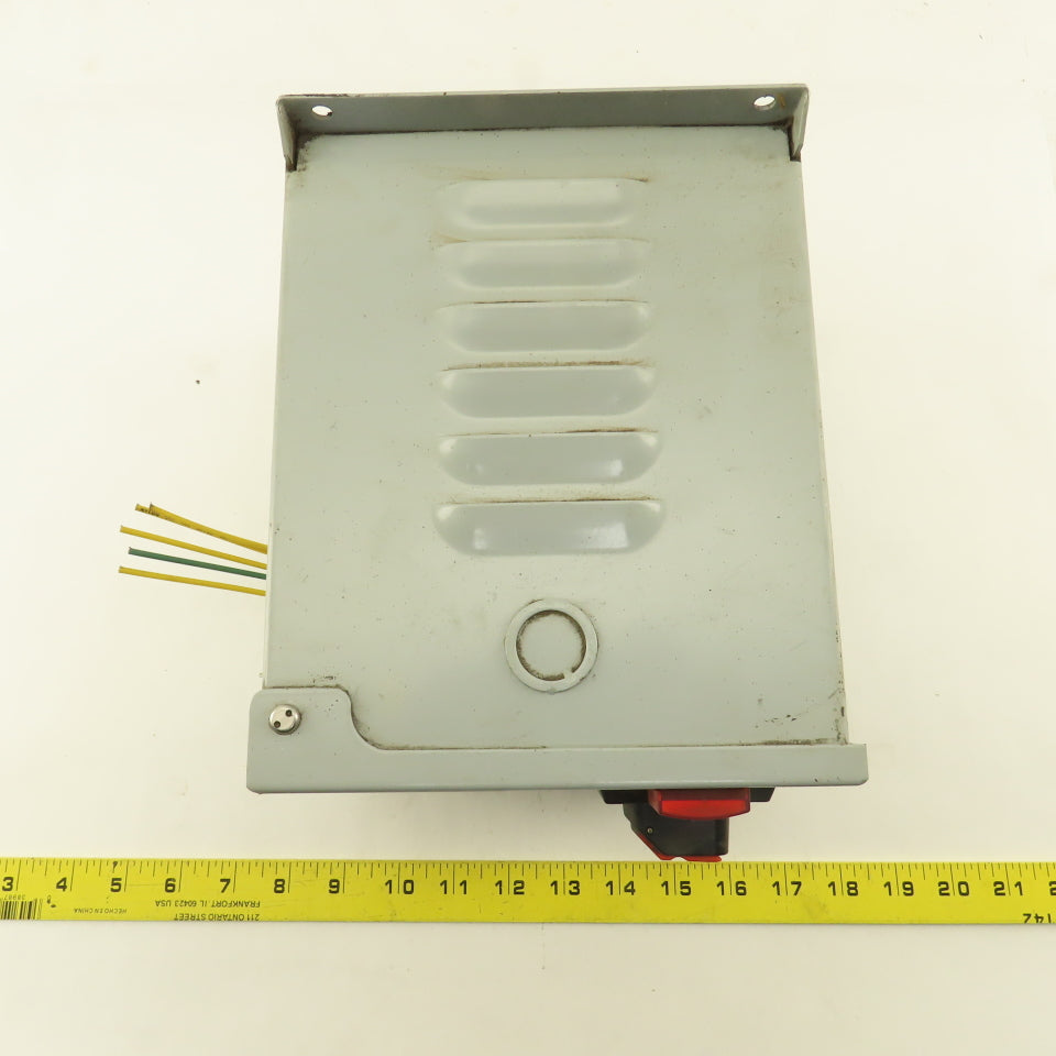 Daykin MDGBT-13 750VA 480V Pri 120V Sec 1Ph Transformer Disconnect