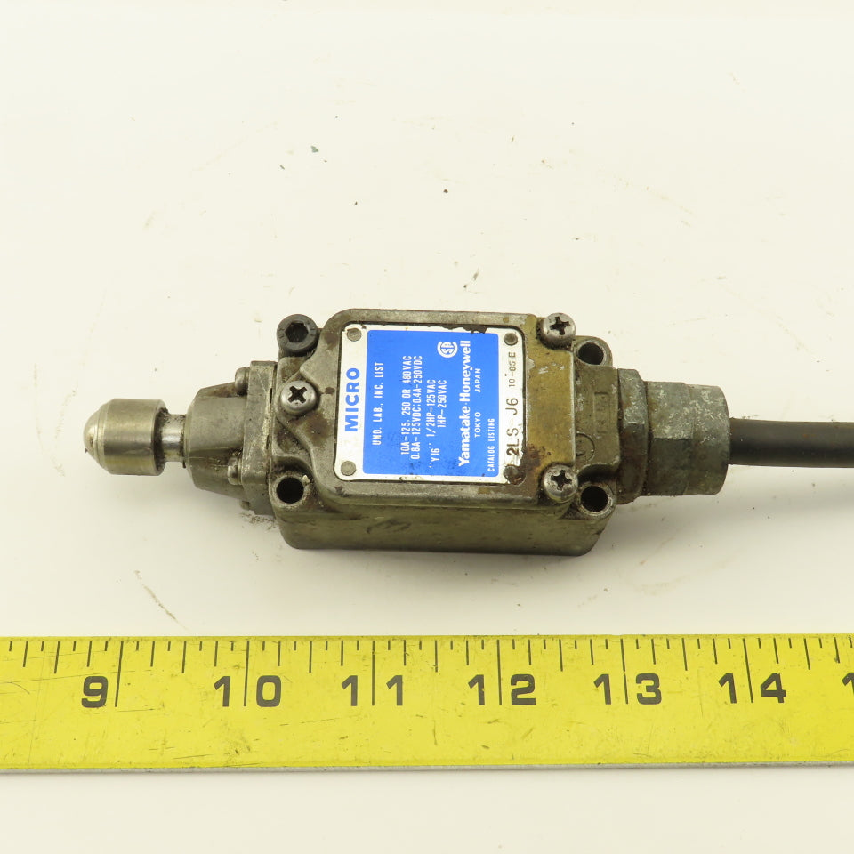 Yamatake Honeywell 2LS-J6 125-480V Ball Plunger Limit Switch