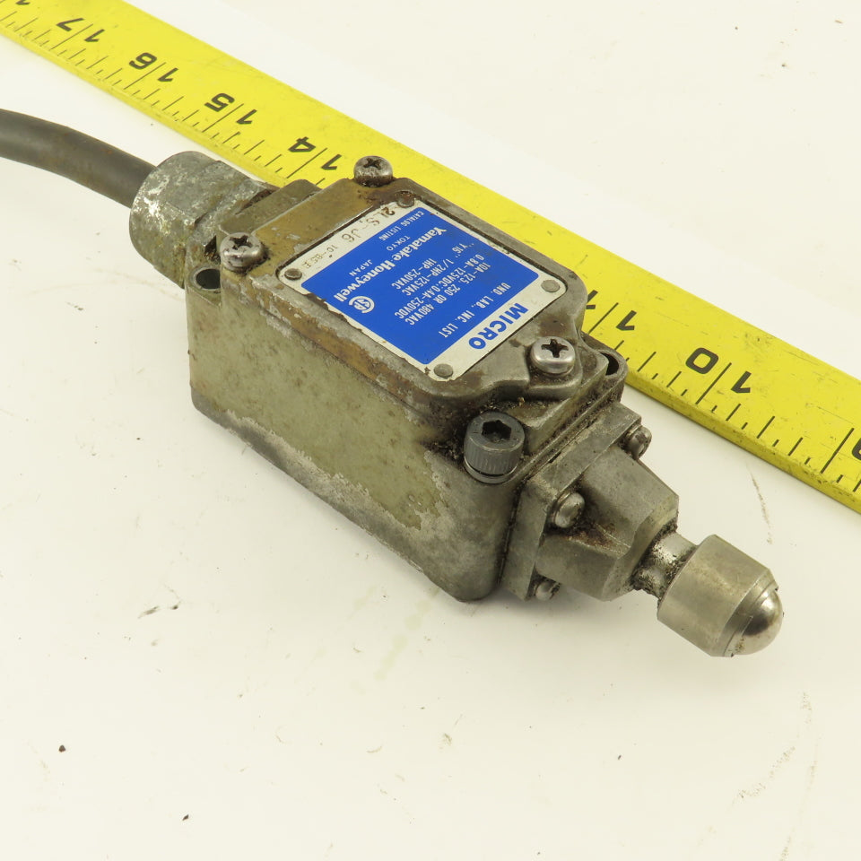 Yamatake Honeywell 2LS-J6 125-480V Ball Plunger Limit Switch