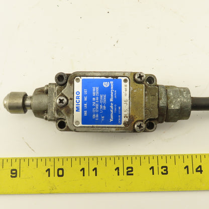 Yamatake Honeywell 2LS-J6 125-480V Ball Plunger Limit Switch