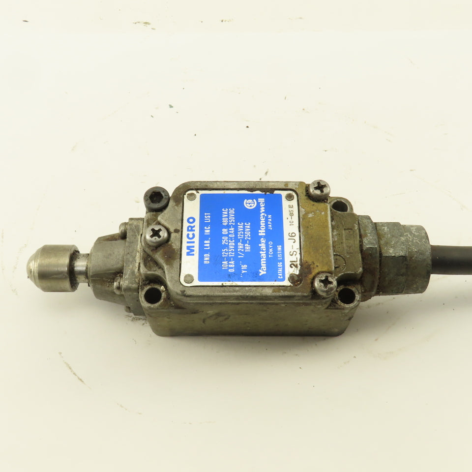 Yamatake Honeywell 2LS-J6 125-480V Ball Plunger Limit Switch