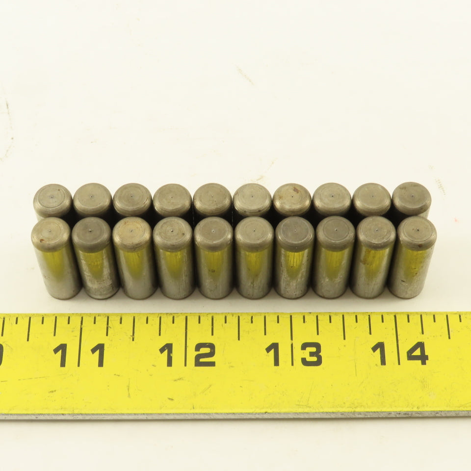 Precision Steel 3/8" x 1" Steel Dowel Pins NOS Lot Of 20