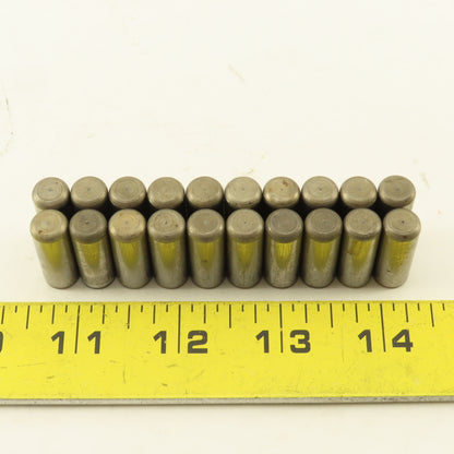 Precision Steel 3/8" x 1" Steel Dowel Pins NOS Lot Of 20