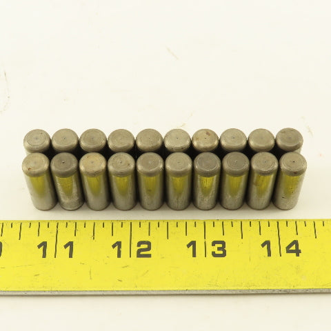Precision Steel 3/8" x 1" Steel Dowel Pins NOS Lot Of 20