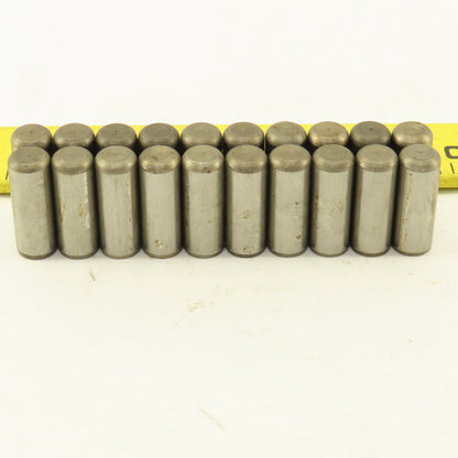 Precision Steel 3/8" x 1" Steel Dowel Pins NOS Lot Of 20
