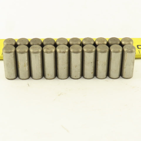 Precision Steel 3/8" x 1" Steel Dowel Pins NOS Lot Of 20