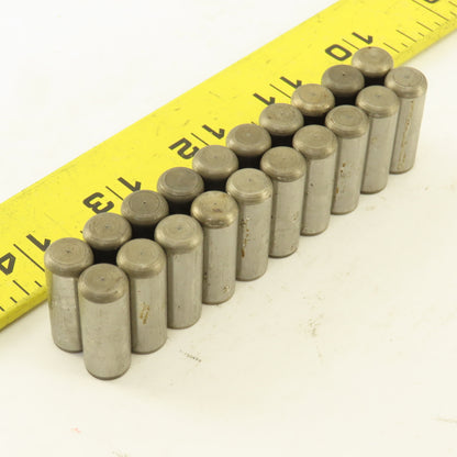 Precision Steel 3/8" x 1" Steel Dowel Pins NOS Lot Of 20