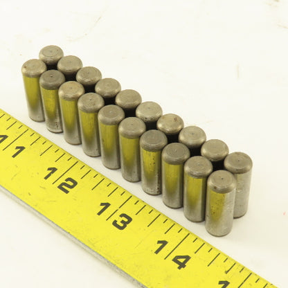 Precision Steel 3/8" x 1" Steel Dowel Pins NOS Lot Of 20