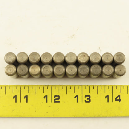 Precision Steel 3/8" x 1" Steel Dowel Pins NOS Lot Of 20