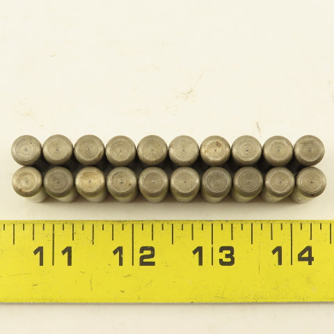 Precision Steel 3/8" x 1" Steel Dowel Pins NOS Lot Of 20